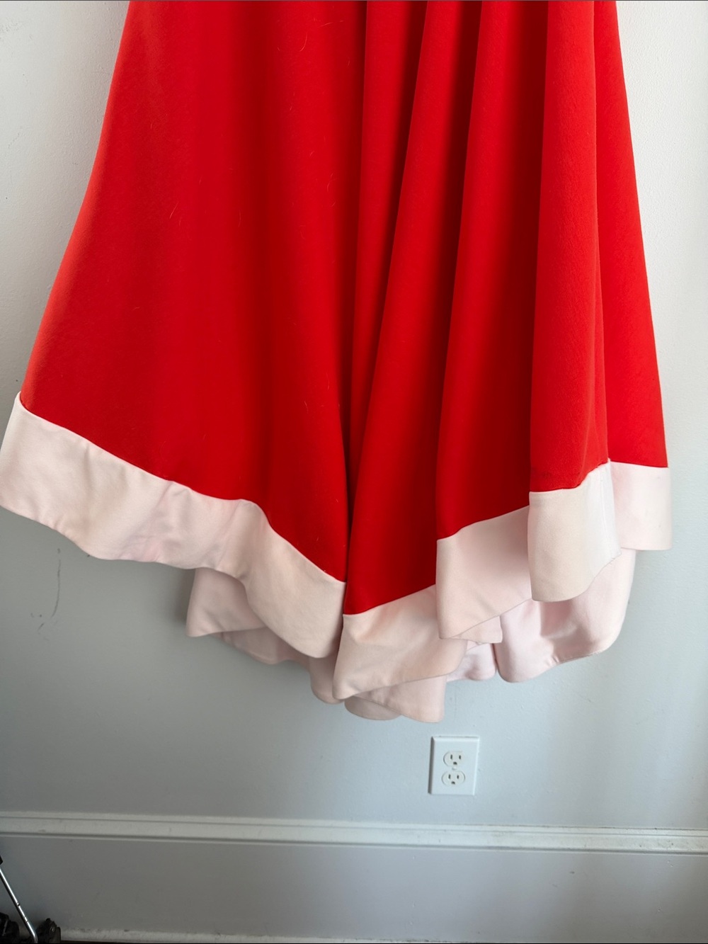ANTHRO Maeve colorblock A-line midi spaghetti strap tank dress sz L - Picture 9 of 9